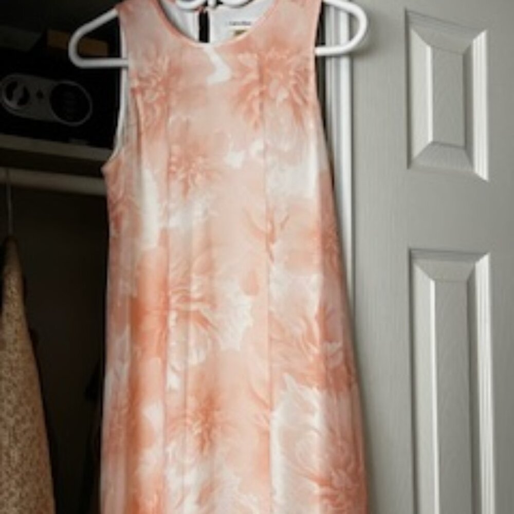 CALVIN KLEIN light summer dress knee length